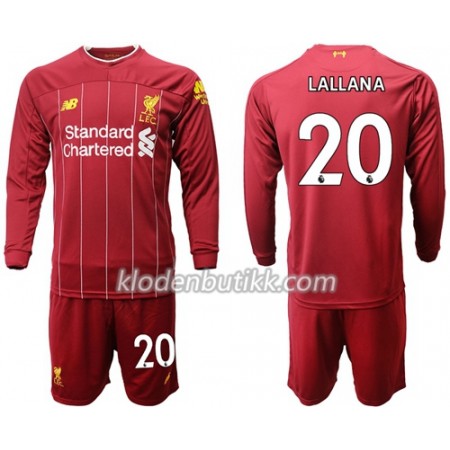 Liverpool Lallana 20 Barn Hjemmedraktsett 2019-2020 Langermet (+ Korte bukser)